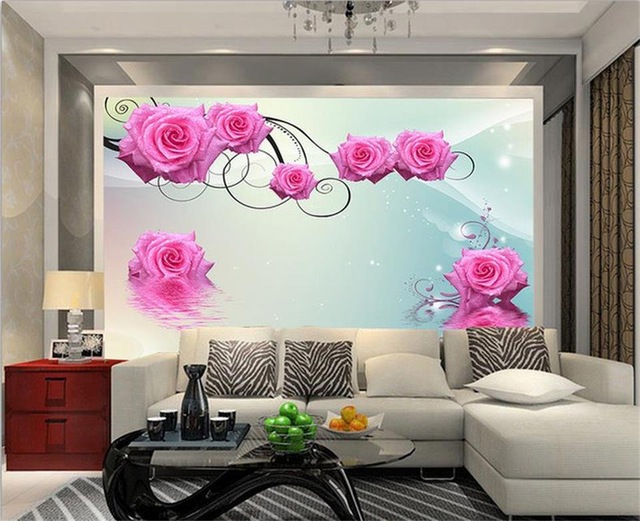 carta da parati lantai 3d,soggiorno,rosa,parete,camera,sfondo