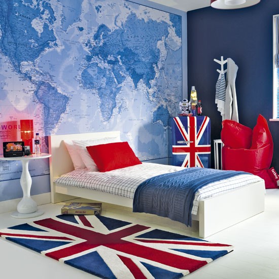 papier peint chambre d'adolescent garçon,chambre,bleu,chambre,meubles,design d'intérieur