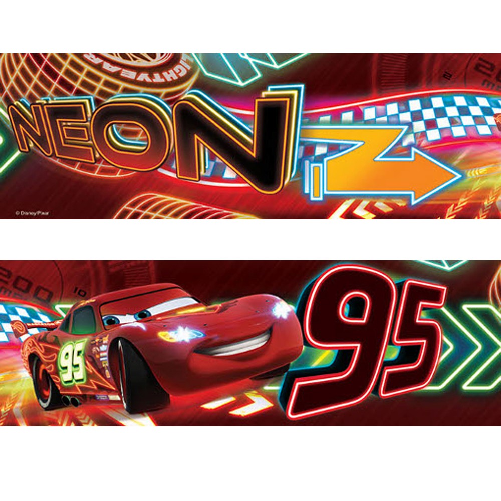 Disney Cars Wallpaper Border Disney Cars Neon Wall Verdás Bordűr