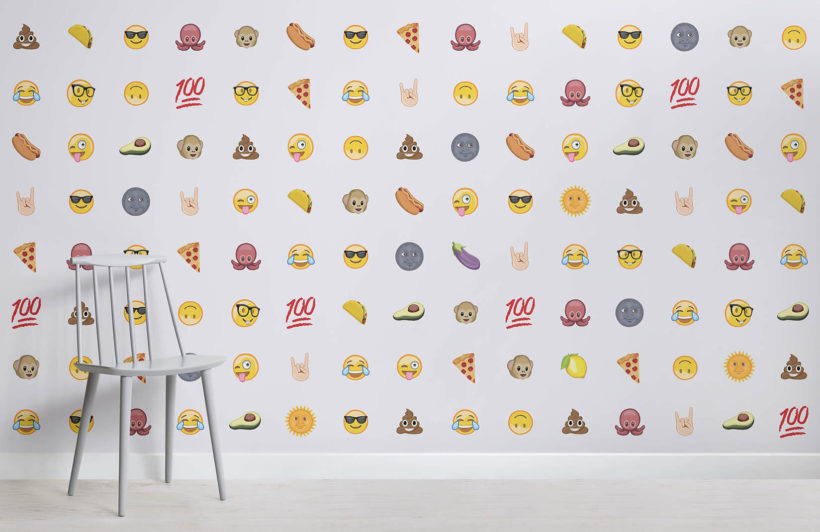 emoji wallpaper para dormitorio,fondo de pantalla,fuente,modelo