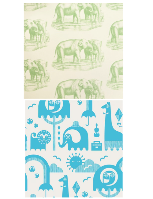 elephant wallpaper for nursery,green,aqua,turquoise,text,pattern