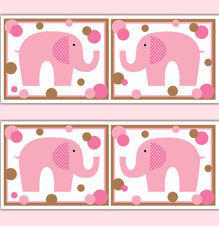 보육원을위한 코끼리 벽지,코끼리,분홍,코끼리와 매머드,무늬,클립 아트