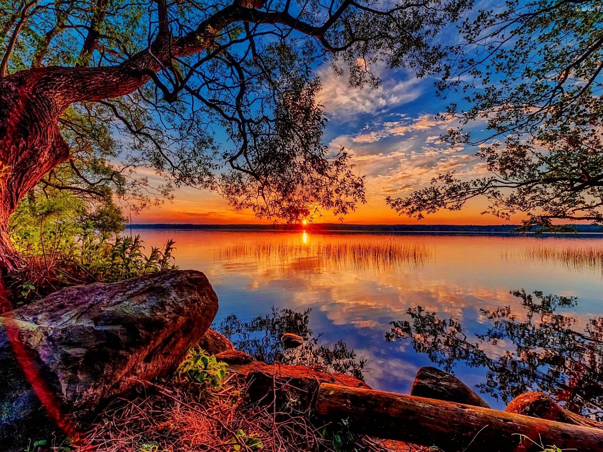 sfondi carini,paesaggio naturale,natura,cielo,riflessione,acqua