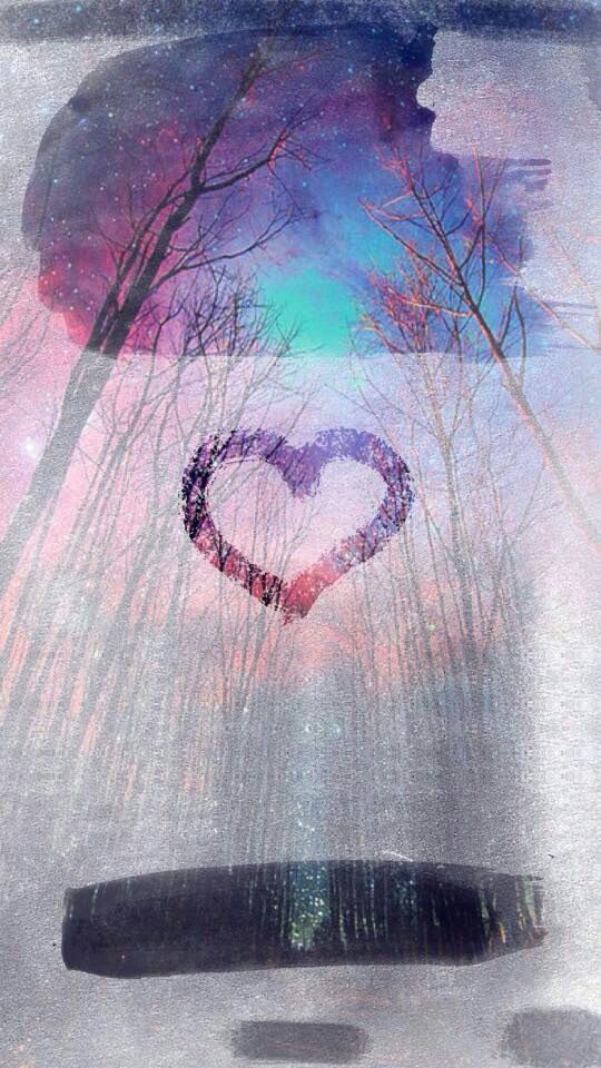 美しいロック画面の壁紙,紫の,ピンク,バイオレット,心臓,水彩絵の具