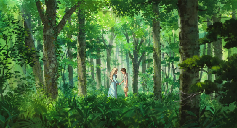 cuando marnie estaba allí fondo de pantalla,bosque,naturaleza,bosque,verde,bosque de crecimiento antiguo