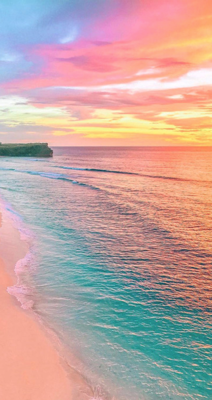 cute beach wallpaper,sky,body of water,horizon,sea,ocean
