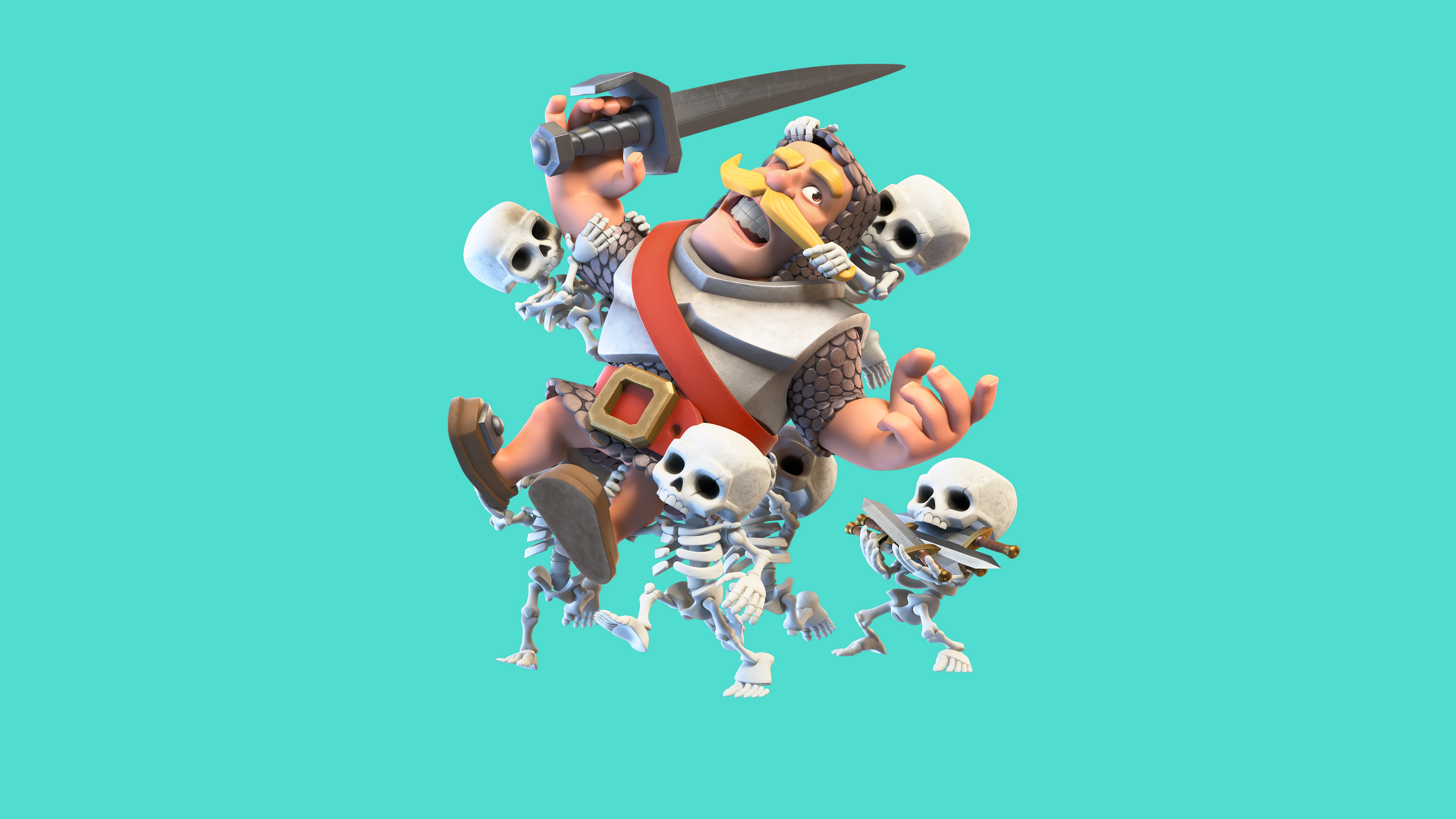 clash royale wallpaper,animierter cartoon,spielzeug,animation,figur,action figur