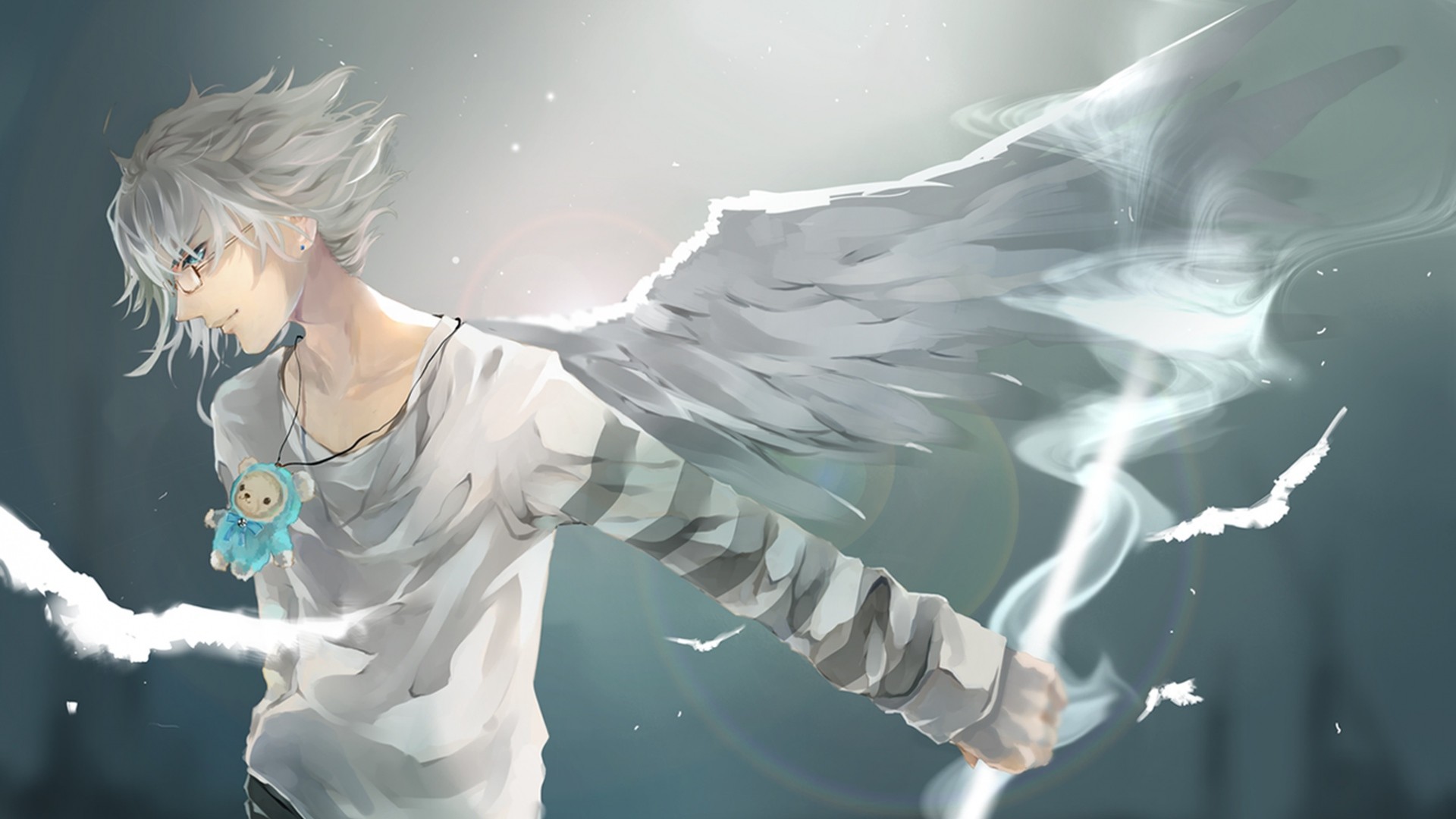 cool wallpapers for boys,anime,cg artwork,sky,illustration,gesture