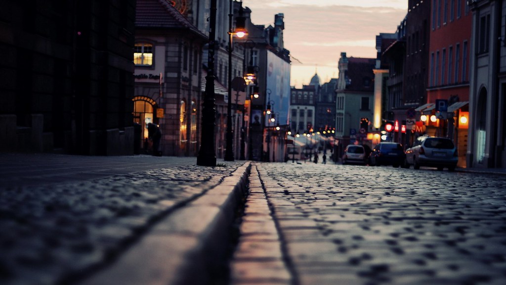 wallpaper hd 4k,street,cobblestone,town,sky,road