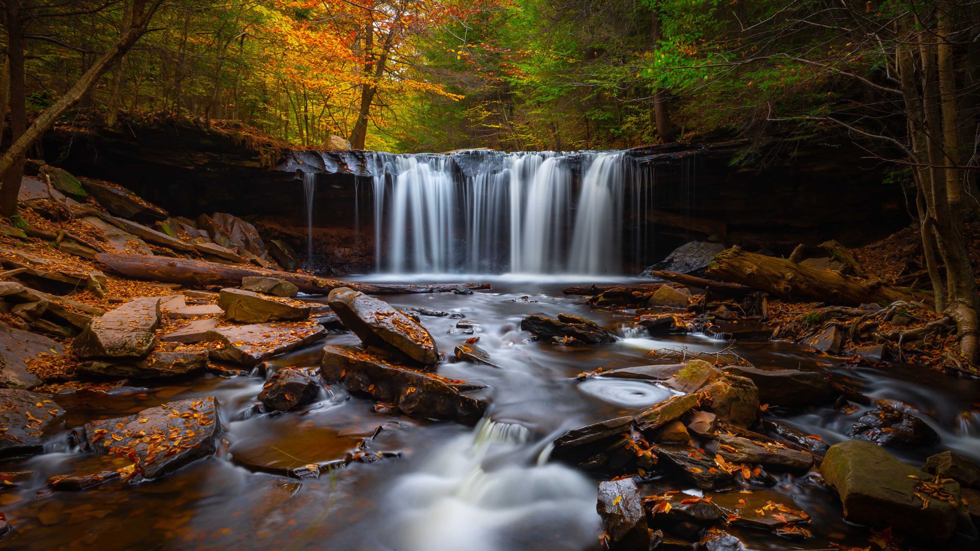 4k ultra hd wallpaper,wasserfall,gewässer,natürliche landschaft,natur,wasservorräte