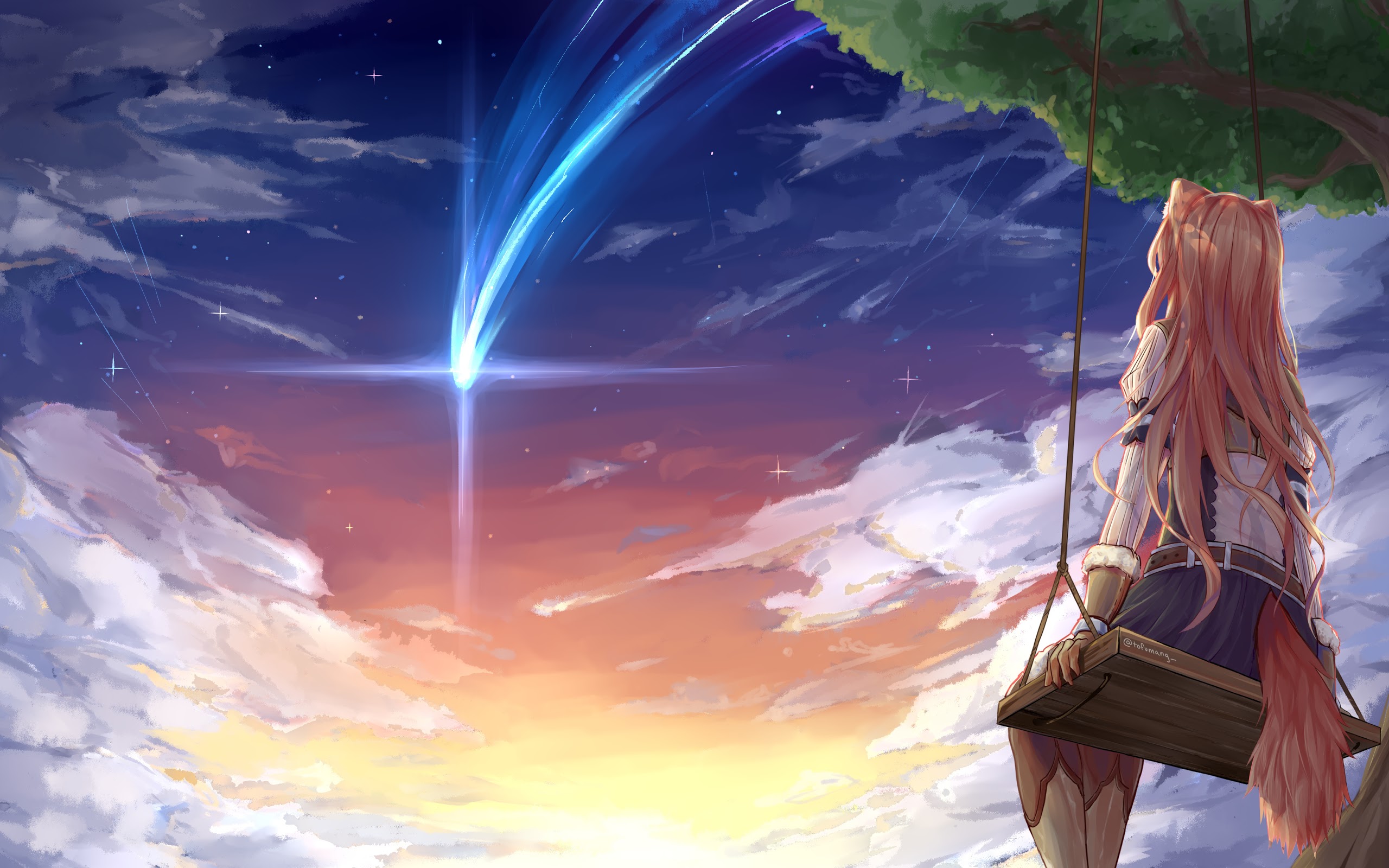 uhd wallpaper,cg artwork,sky,anime,atmosphere,illustration