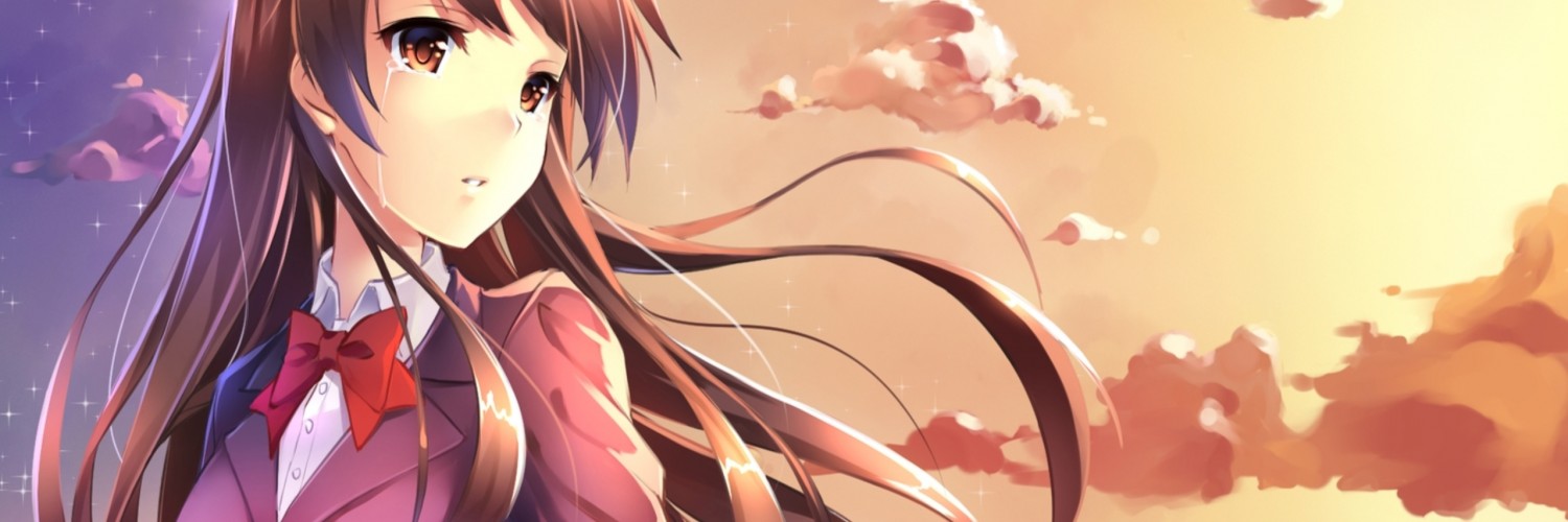 anime girl wallpaper,cartoon,cg artwork,anime,long hair,brown hair