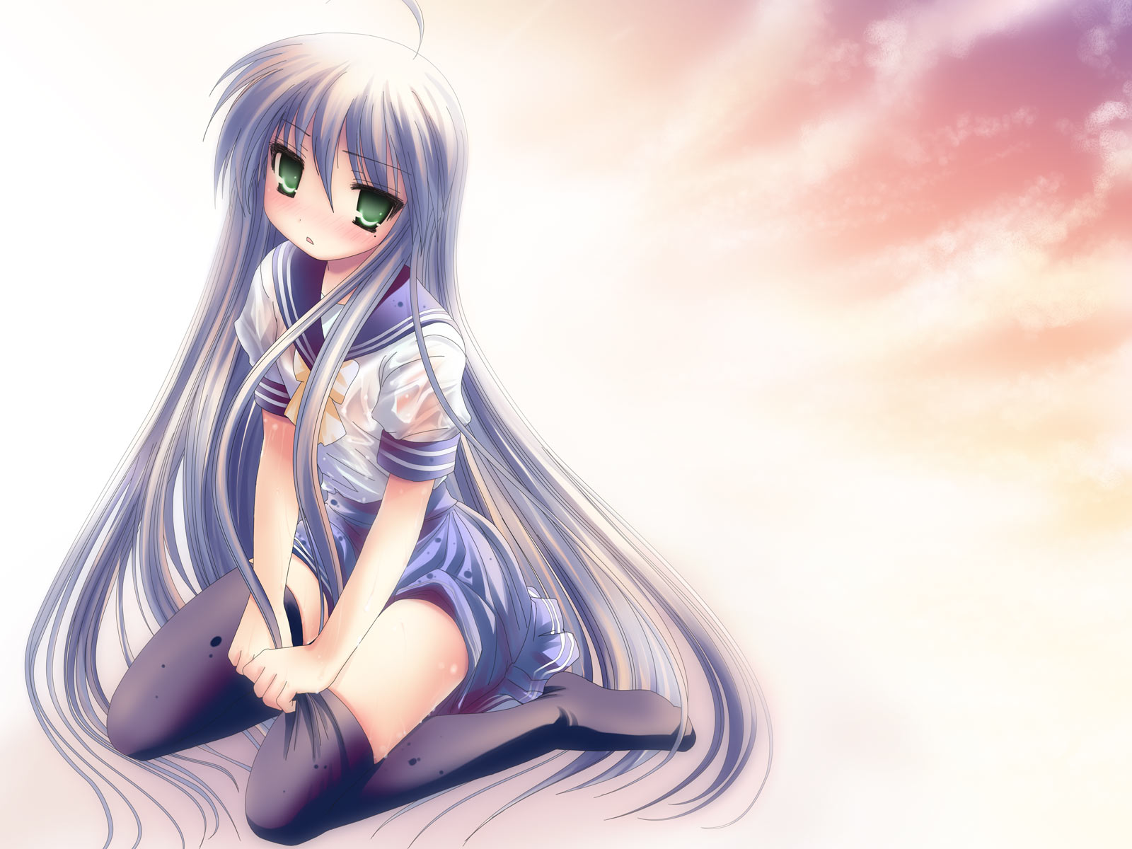 anime girl wallpaper,cartoon,anime,cg artwork,long hair,hime cut