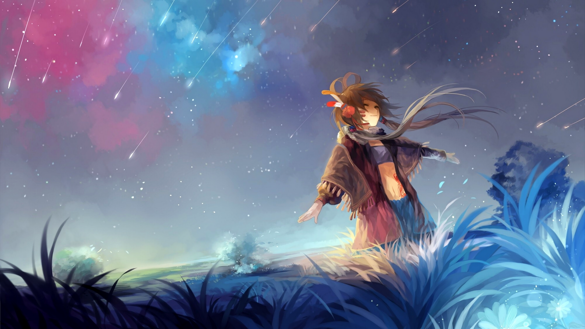 wallpapers anime,cg artwork,sky,fictional character,illustration,angel