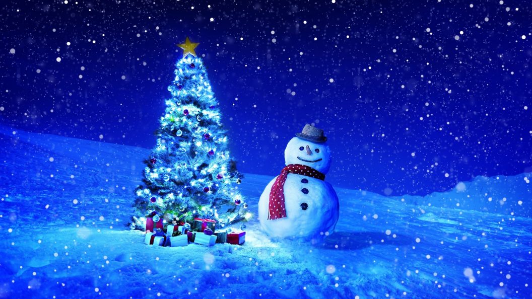 iphone se wallpaper,winter,snowman,christmas eve,christmas,tree