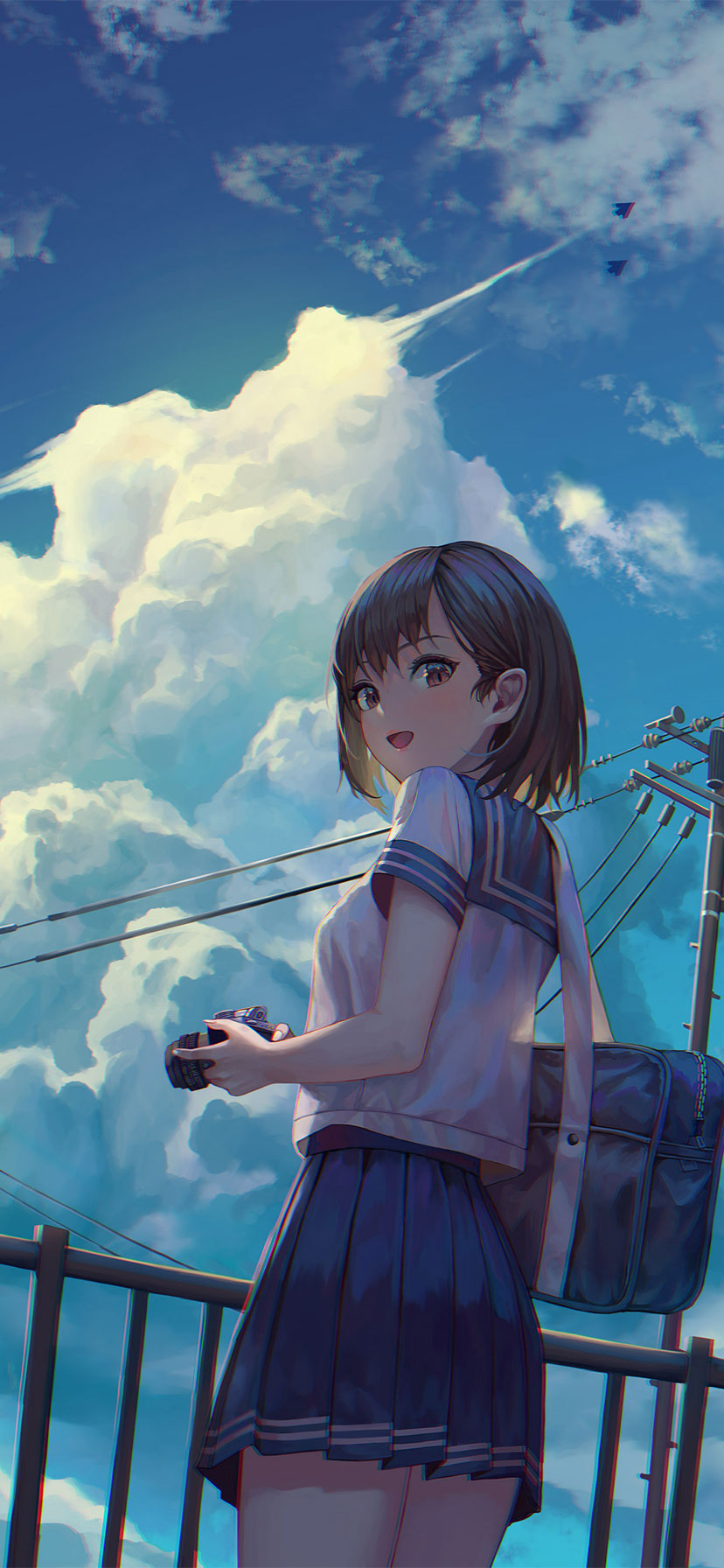 wallpapers anime,cartoon,sky,anime,animated cartoon,cg artwork