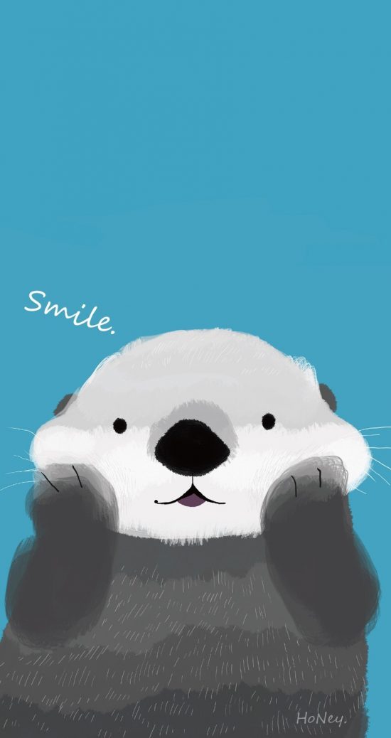 cute iphone wallpapers,marine mammal,earless seal,cartoon,snout,otter