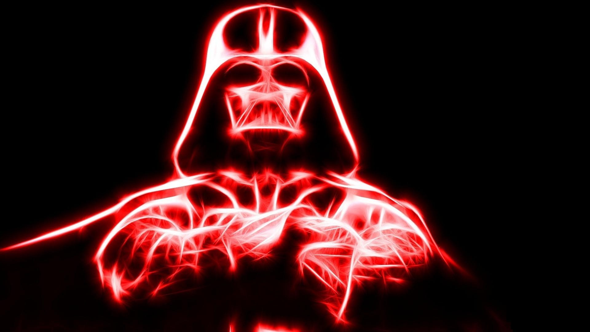 darth vader wallpaper,rot,erfundener charakter,neon ,superschurke,illustration