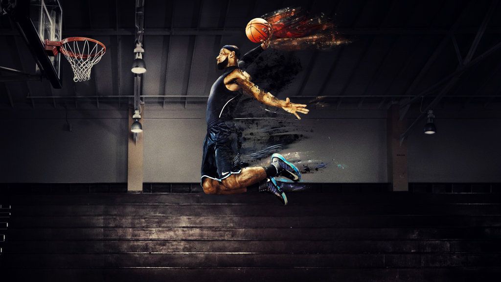 fondo de pantalla de lebron james,jugador de baloncesto,movimientos de baloncesto,baloncesto,actuación,arte de performance