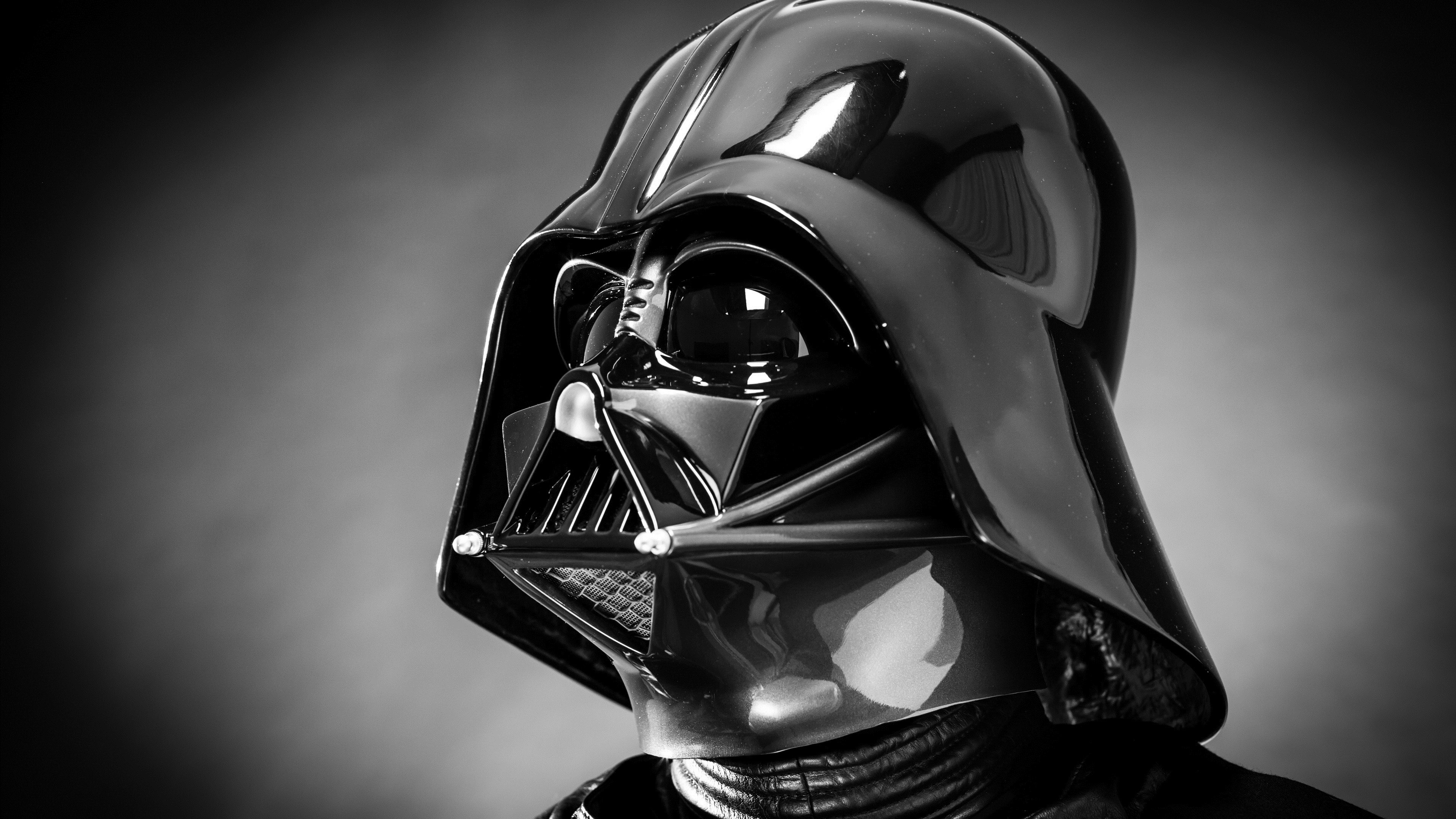 fond d'écran darth vader,dark vador,supervillain,personnage fictif,noir et blanc,la photographie