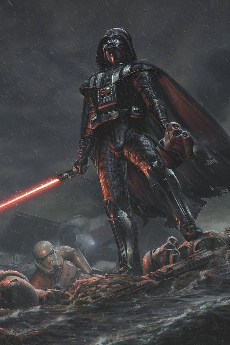 darth vader wallpaper,dämon,cg kunstwerk,erfundener charakter,dunkelheit,superschurke