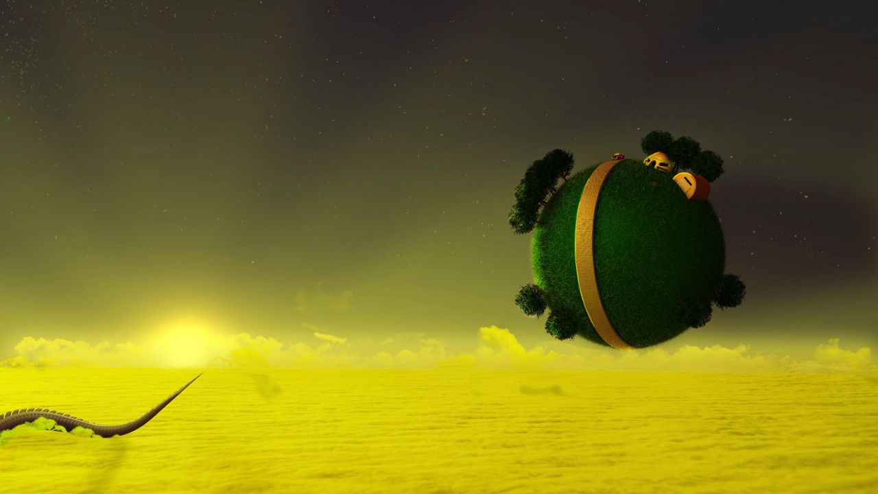 dbz wallpaper,green,yellow,sky,photography,space