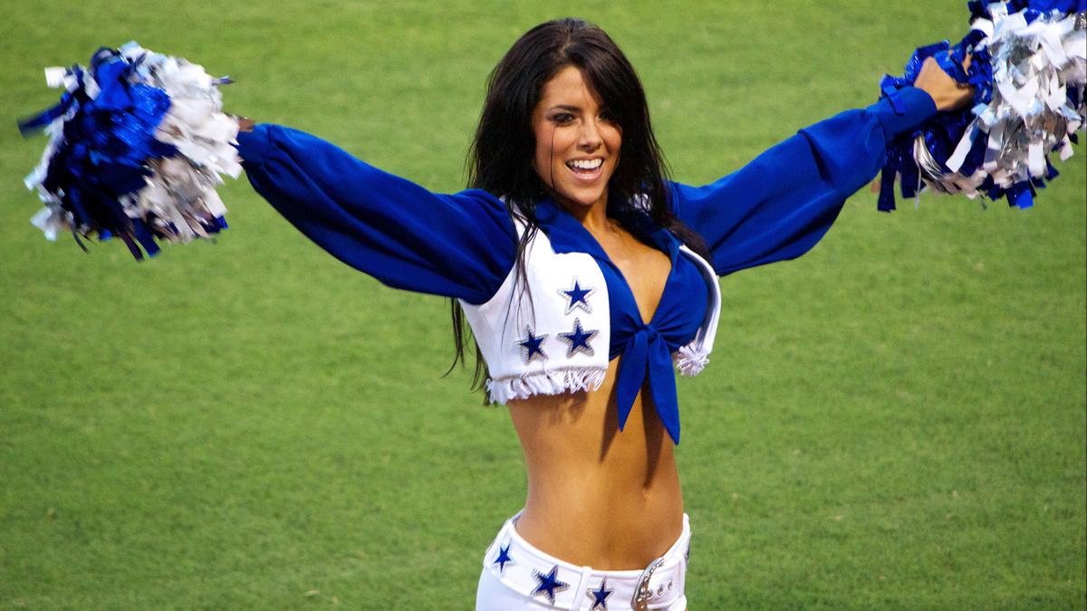 carta da parati dallas cowboy,uniforme da cheerleader,cheerleading,applauso,blu elettrico,gli sport