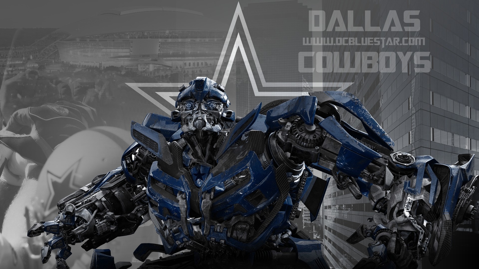 carta da parati dallas cowboy,mecha,trasformatori,action figure,robot,personaggio fittizio