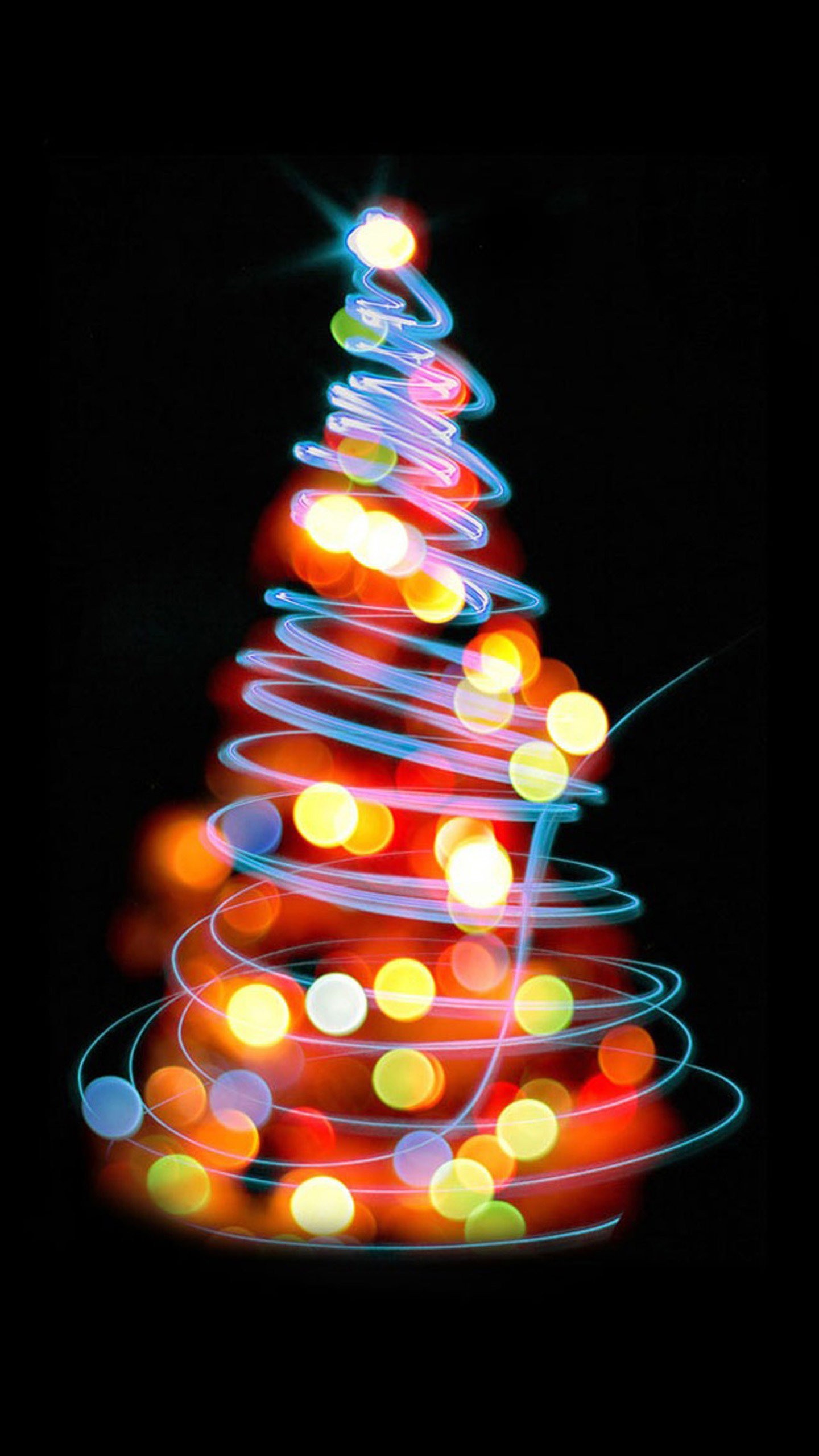 iphone 5s wallpaper hd,weihnachtsbaum,weihnachtsdekoration,baum,weihnachtsbeleuchtung,licht