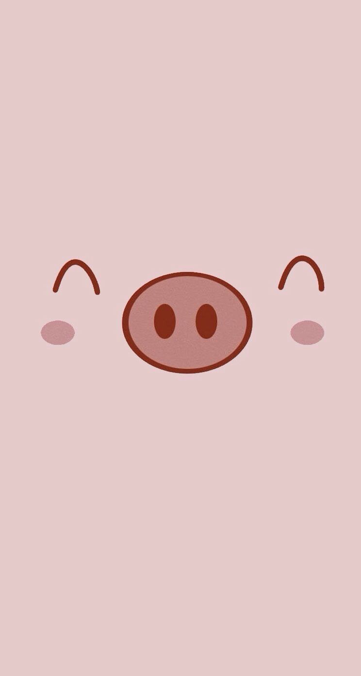 pink iphone wallpaper,facial expression,pink,nose,illustration,smile