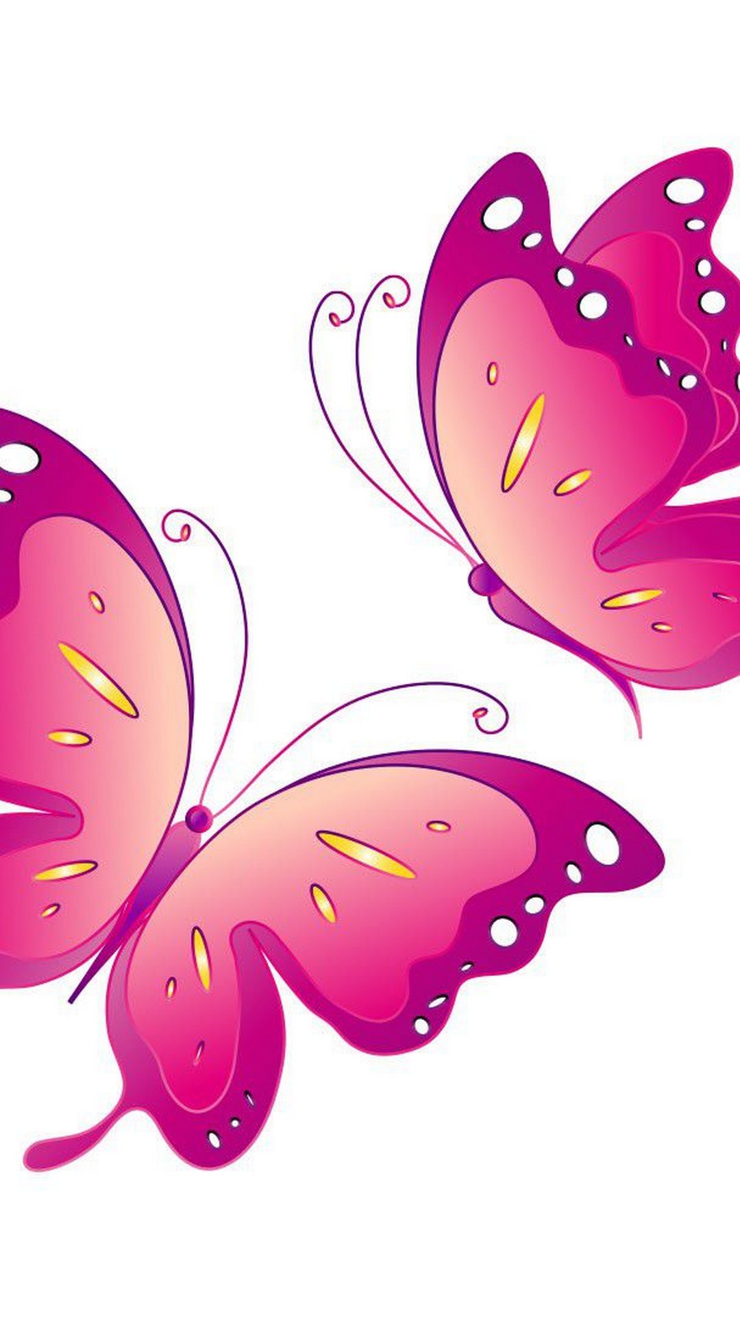 pink iphone wallpaper,butterfly,violet,clip art,purple,pink