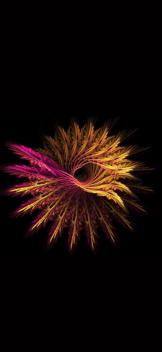 black wallpaper iphone,fireworks,black,darkness,pink,fractal art