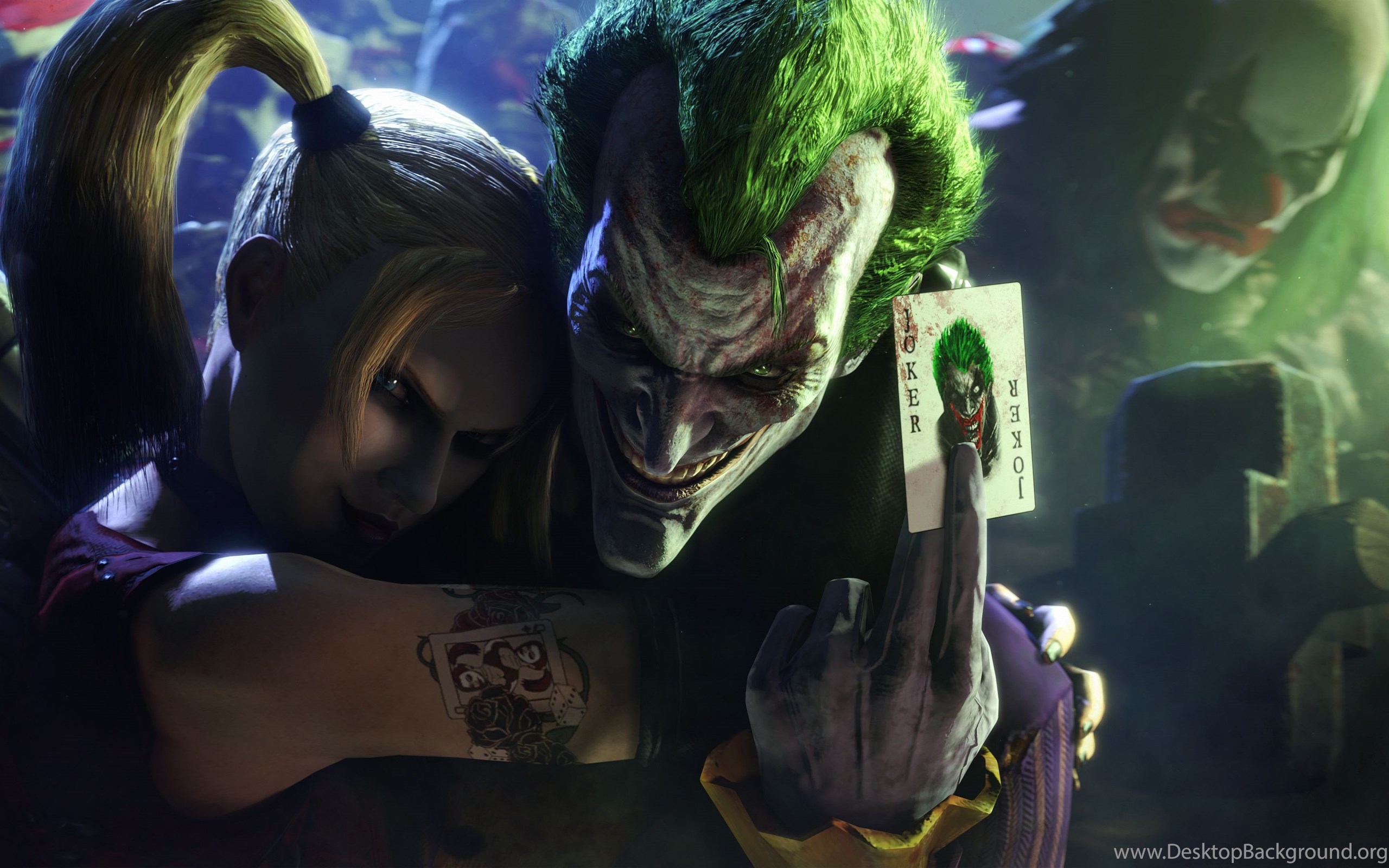 4k gaming wallpaper,fictional character,supervillain,joker,games,batman