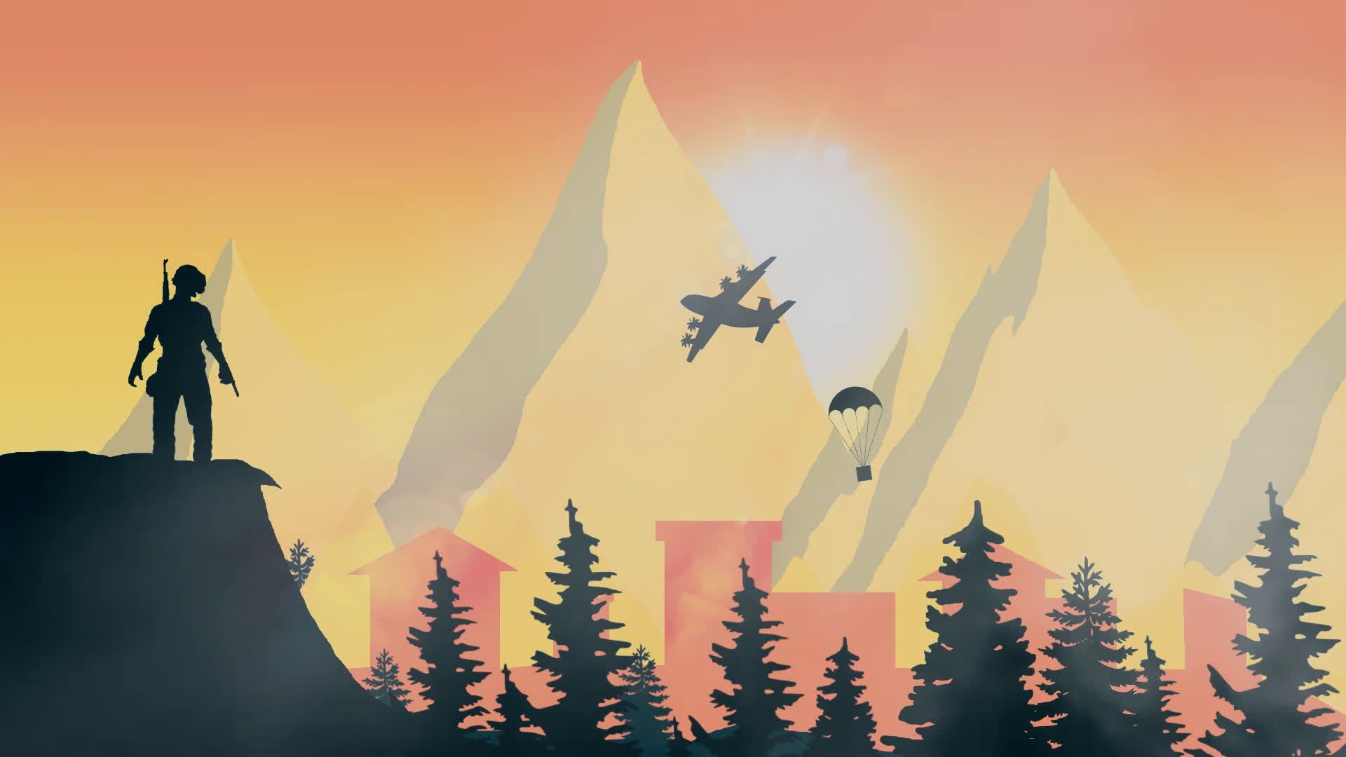 4k gaming wallpaper,sky,tree,illustration,animation,fictional character