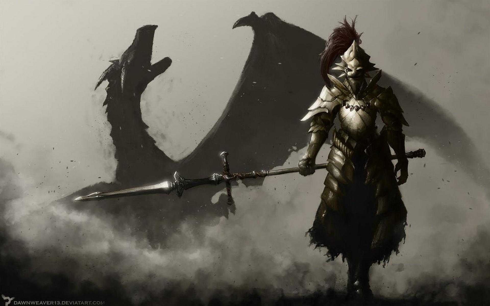 dark souls wallpaper,illustration,cg artwork,fictional character,samurai,knight