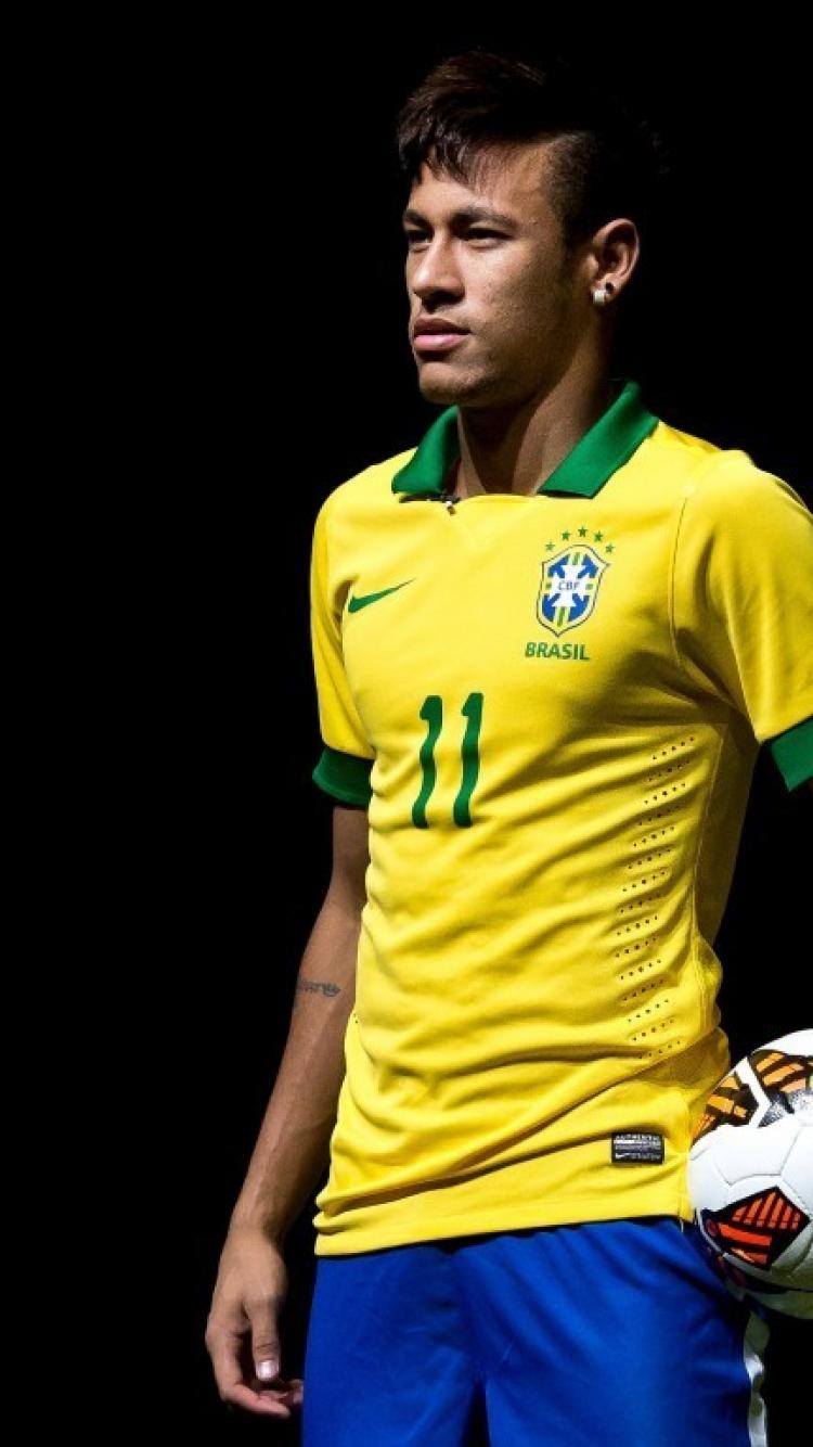 neymar wallpaper,yellow,player,t shirt,jersey,sportswear