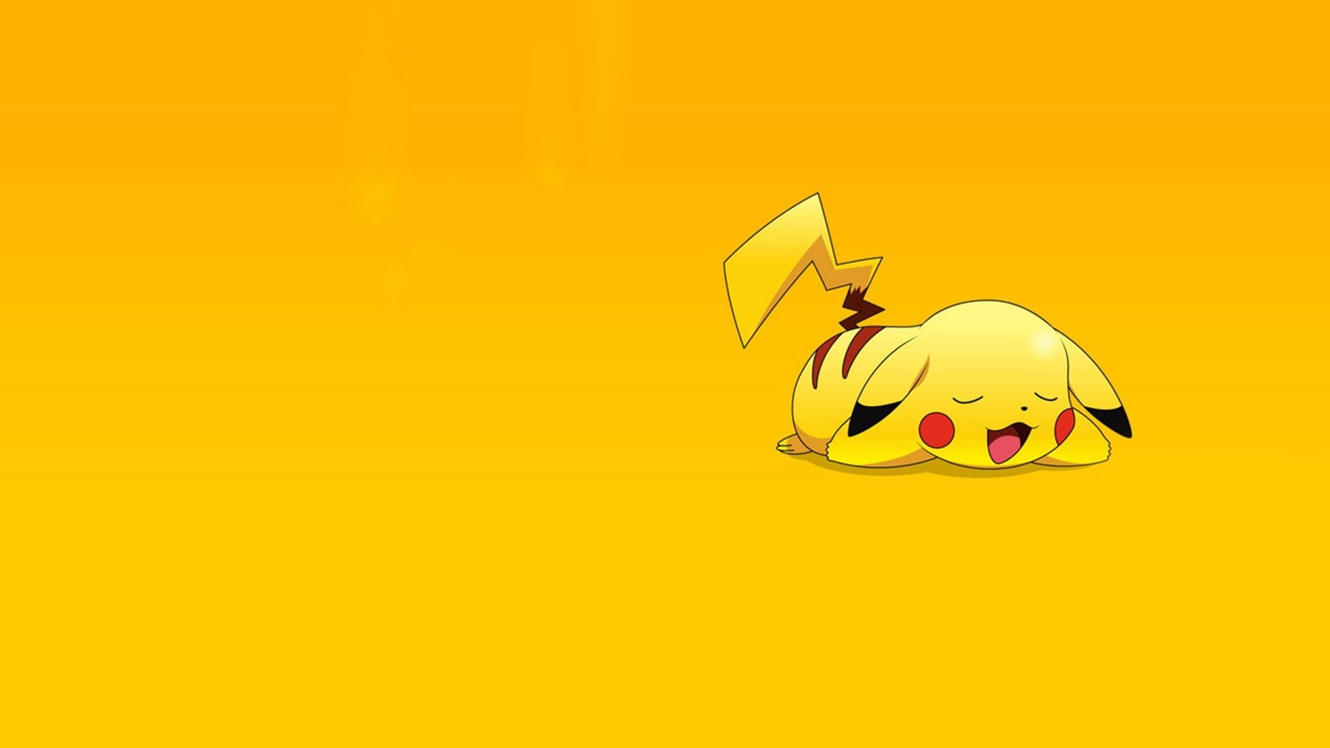 fondo de pantalla de pikachu,amarillo,dibujos animados,ilustración,cielo,animación