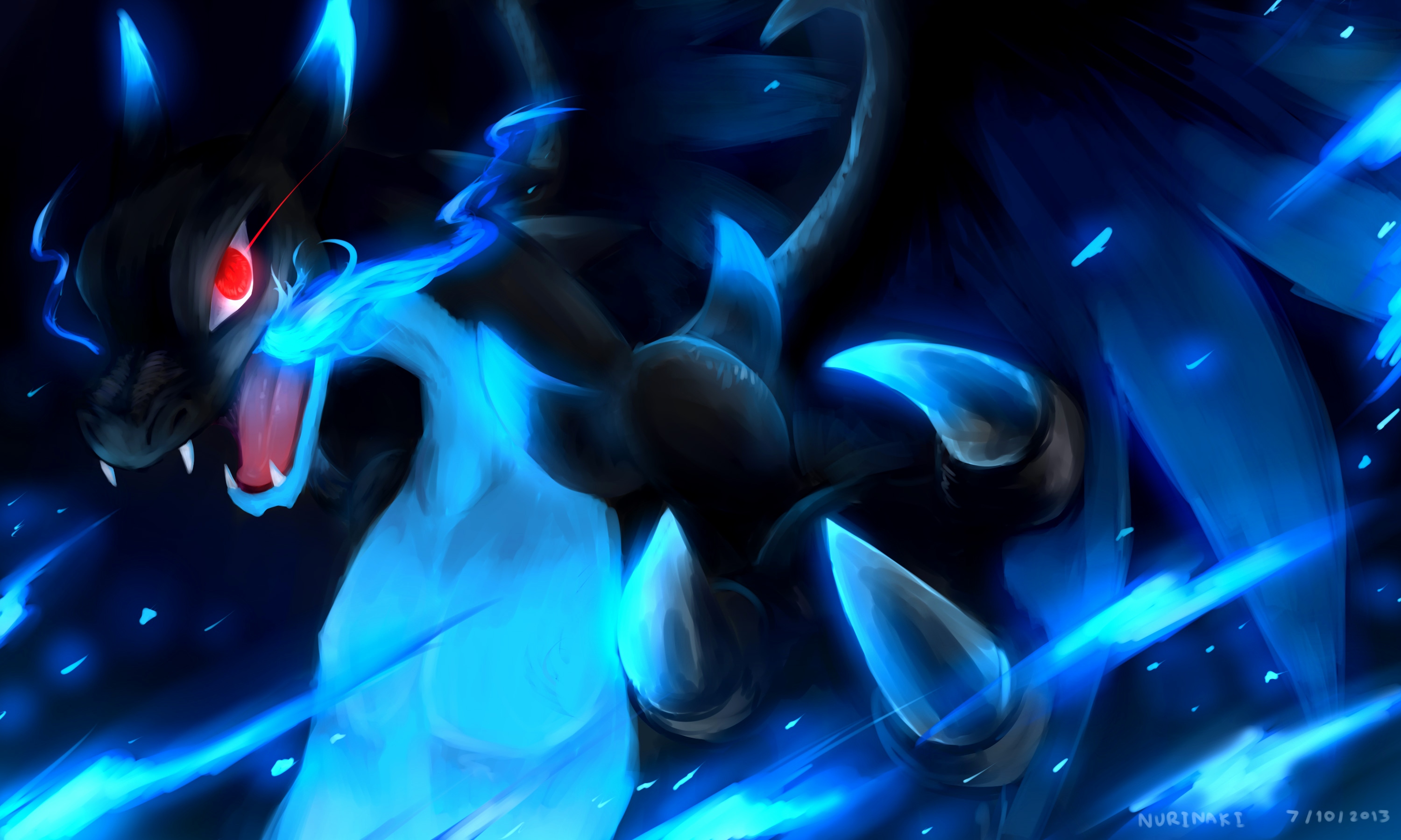 pokemon wallpaper hd,blu,blu elettrico,leggero,arte frattale,disegno grafico