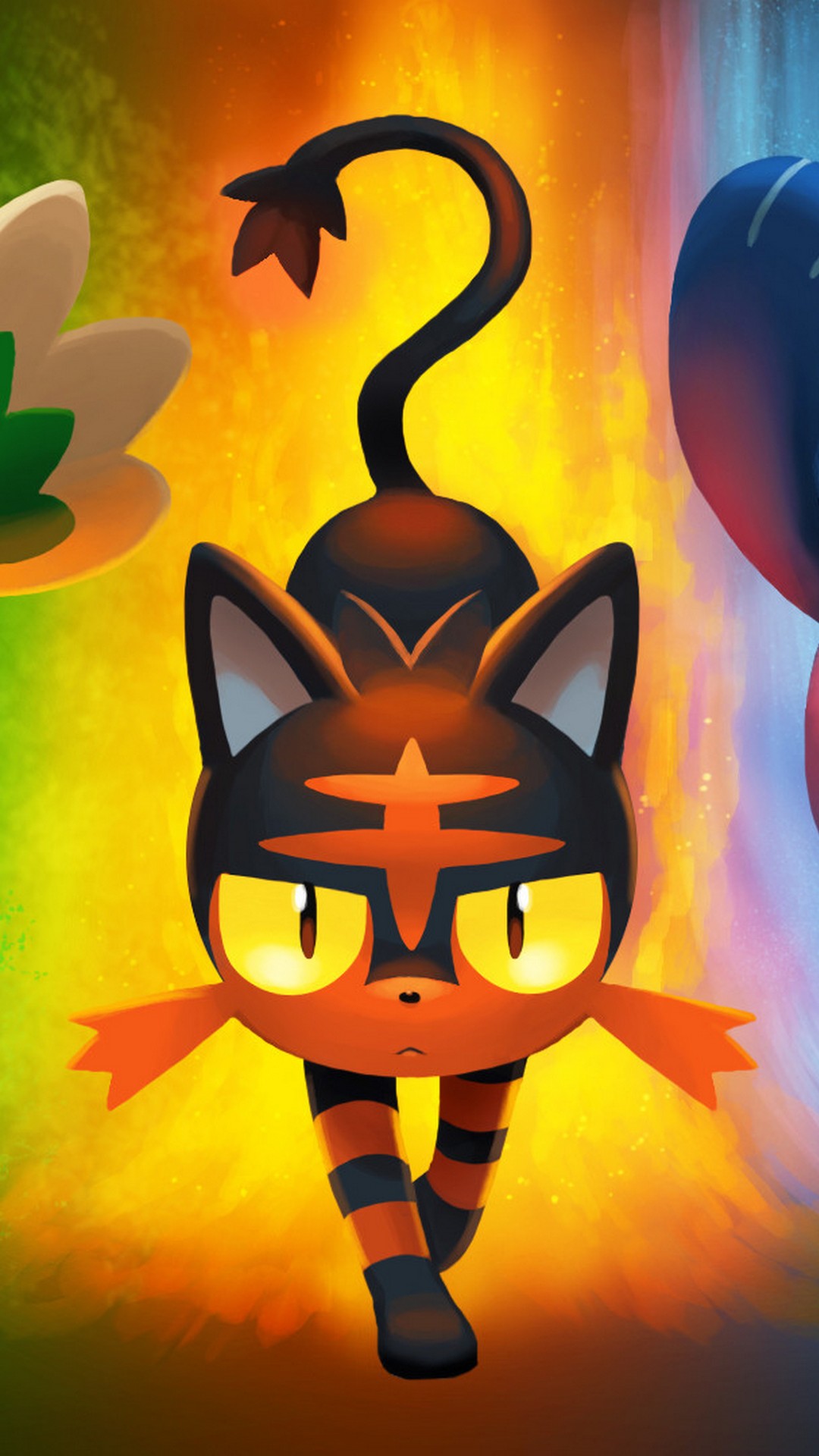 pokemon wallpaper hd,cartoon,black cat,cat,animated cartoon,illustration