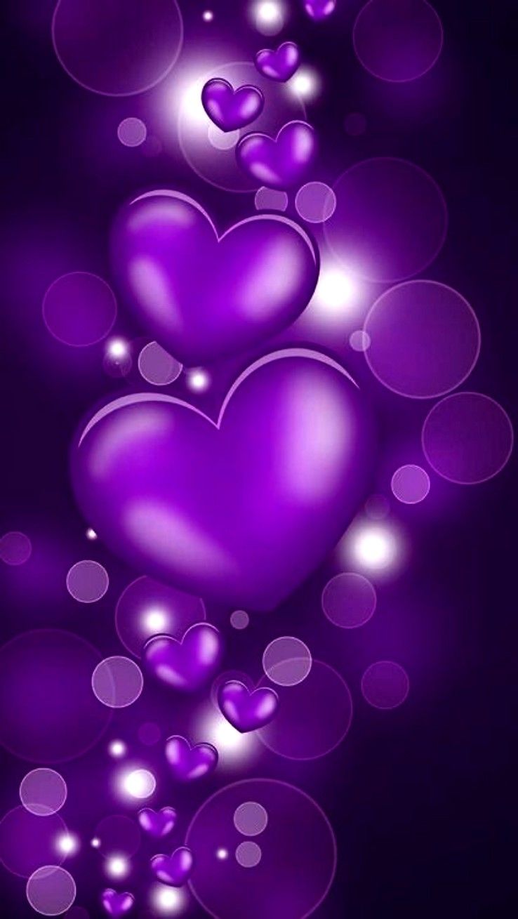 love images wallpaper,heart,violet,purple,lilac,pink