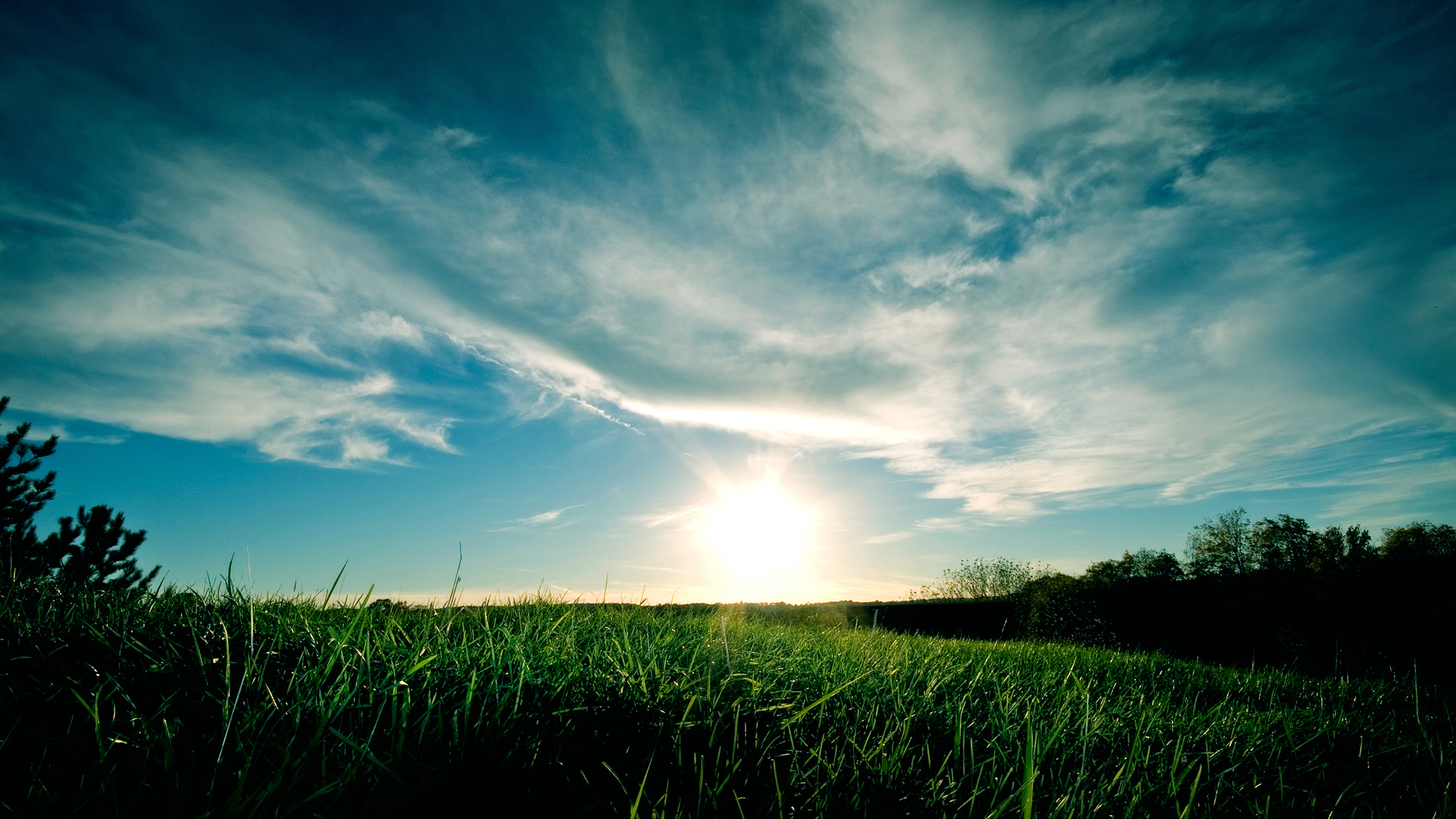 tapeten voll hd,himmel,natürliche landschaft,natur,grün,wolke