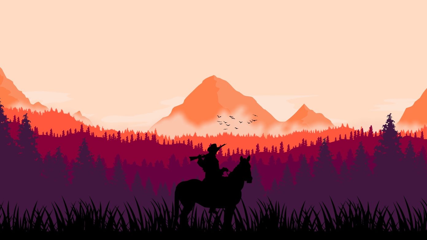 rote tapete hd,himmel,natürliche landschaft,silhouette,landschaft,pferd