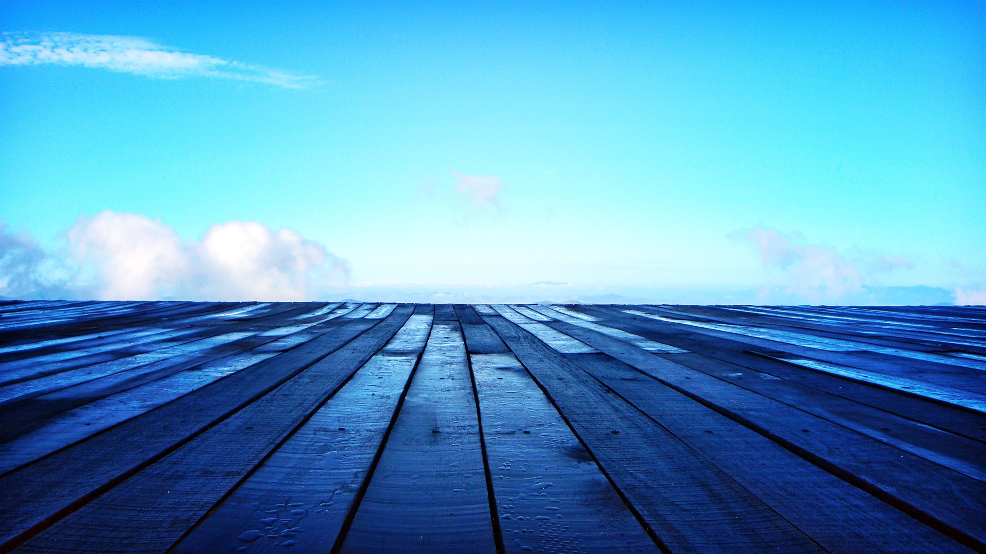 blue wallpaper hd,sky,blue,daytime,horizon,calm