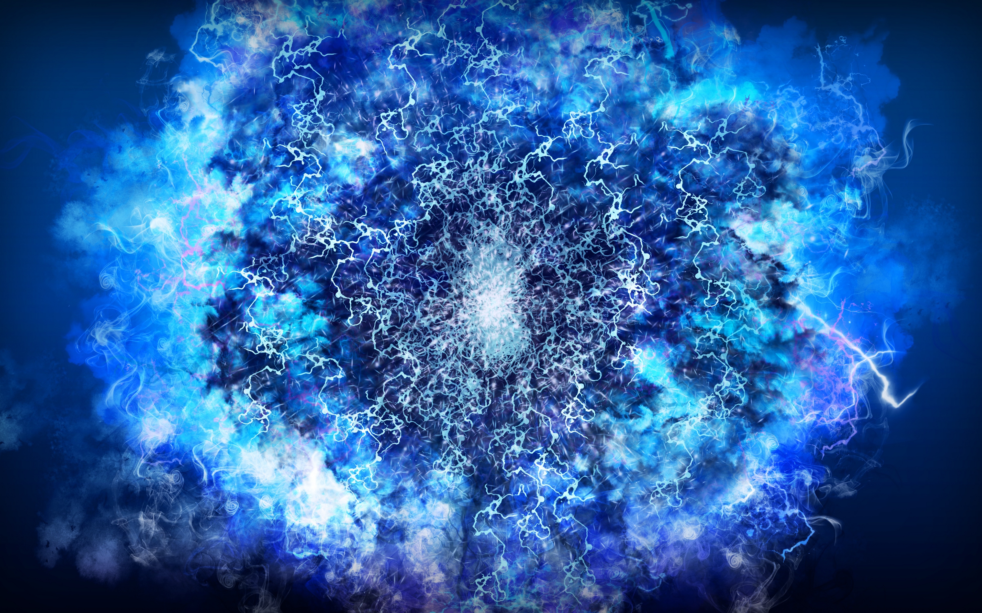 blue wallpaper hd,blue,nature,electric blue,fractal art,sky