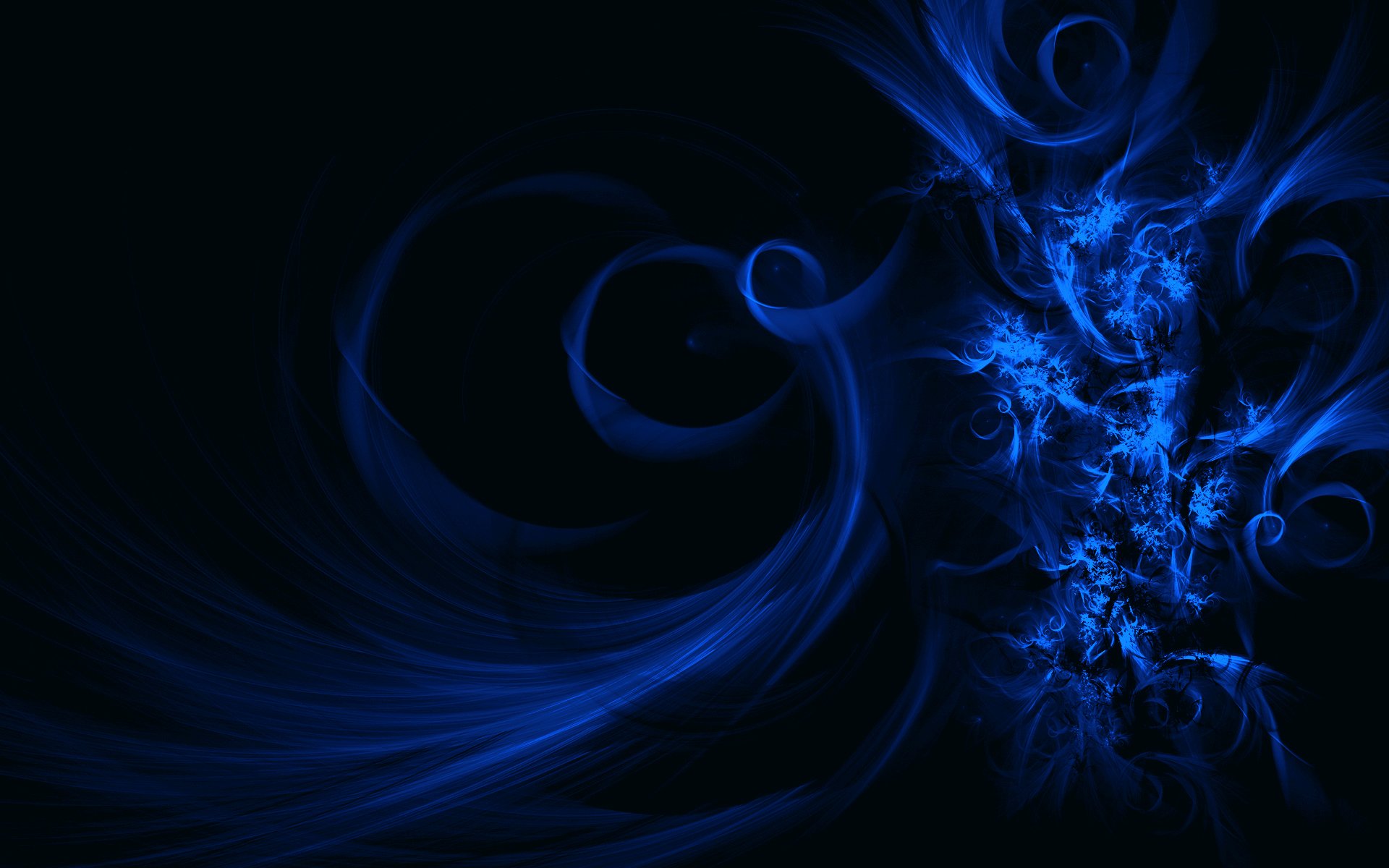 fondo de pantalla azul hd,azul,negro,arte fractal,azul eléctrico,diseño gráfico