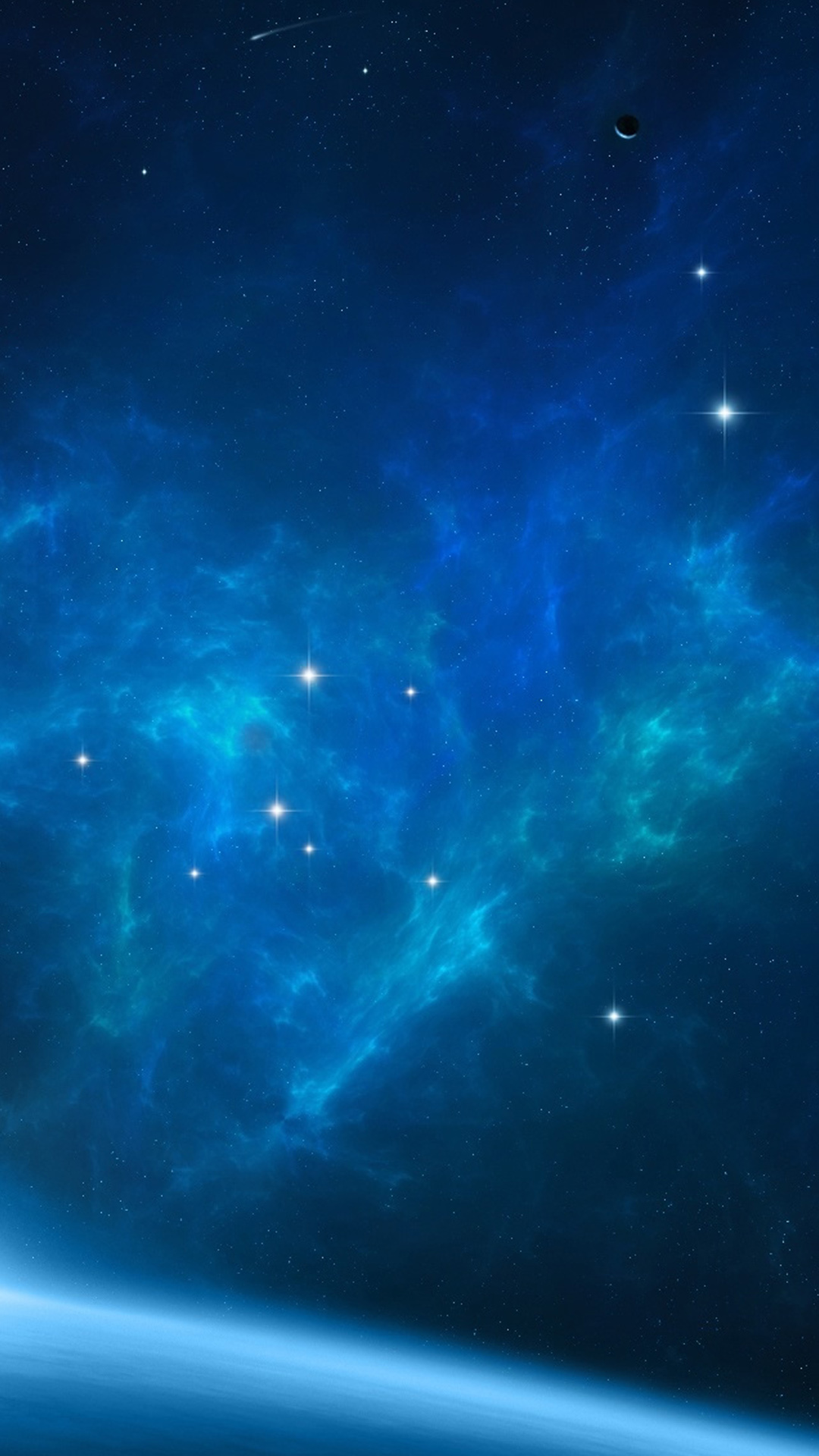 galaxie wallpaper hd,blau,himmel,atmosphäre,aqua,wasser