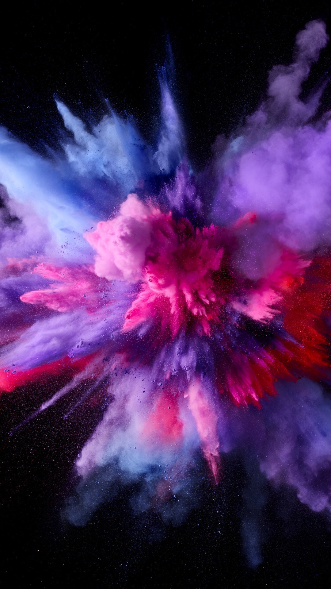 배경 화면 1080x1920,하늘,보라색,분홍,제비꽃,구름