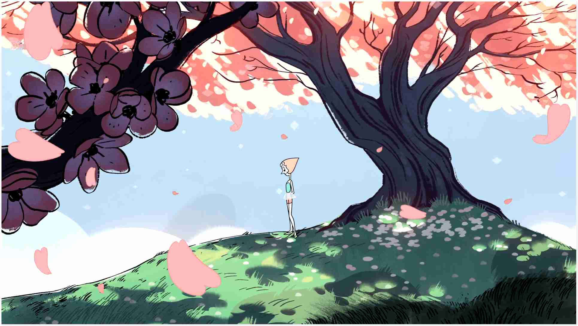 sfondo per tablet,albero,illustrazione,cartone animato,foglia,primavera