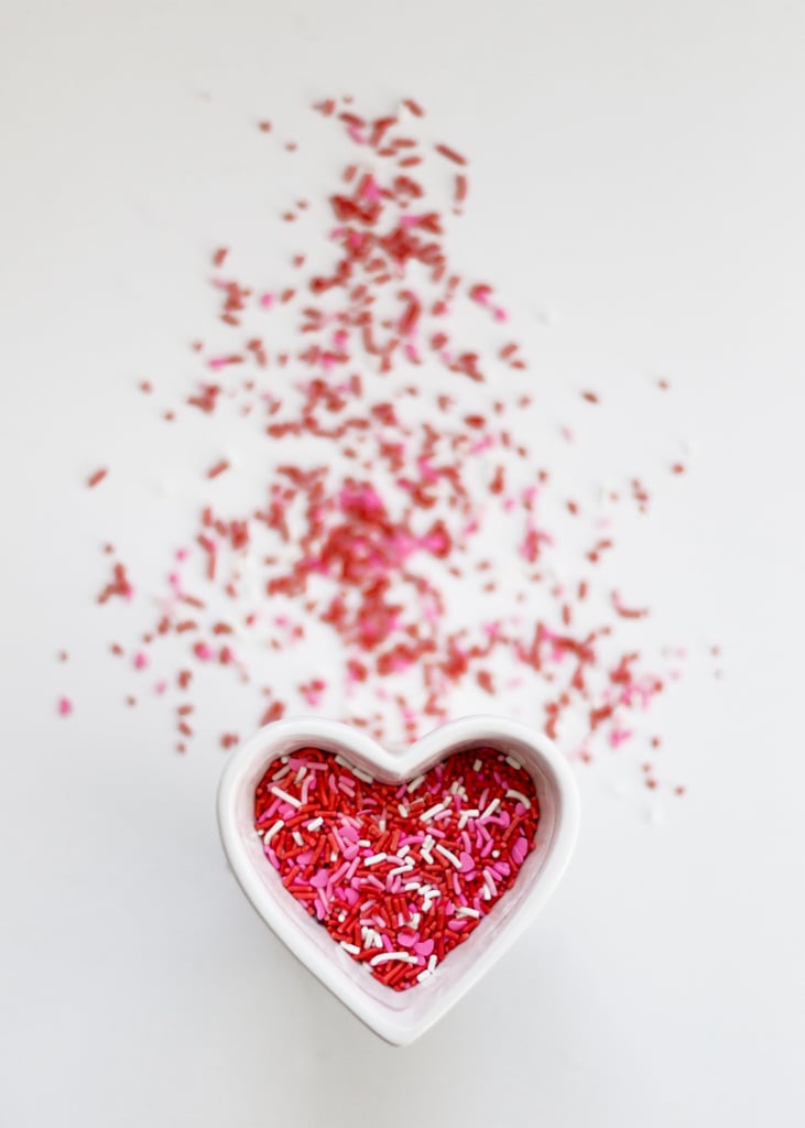 valentines day wallpaper,heart,red,pink,food,sprinkles