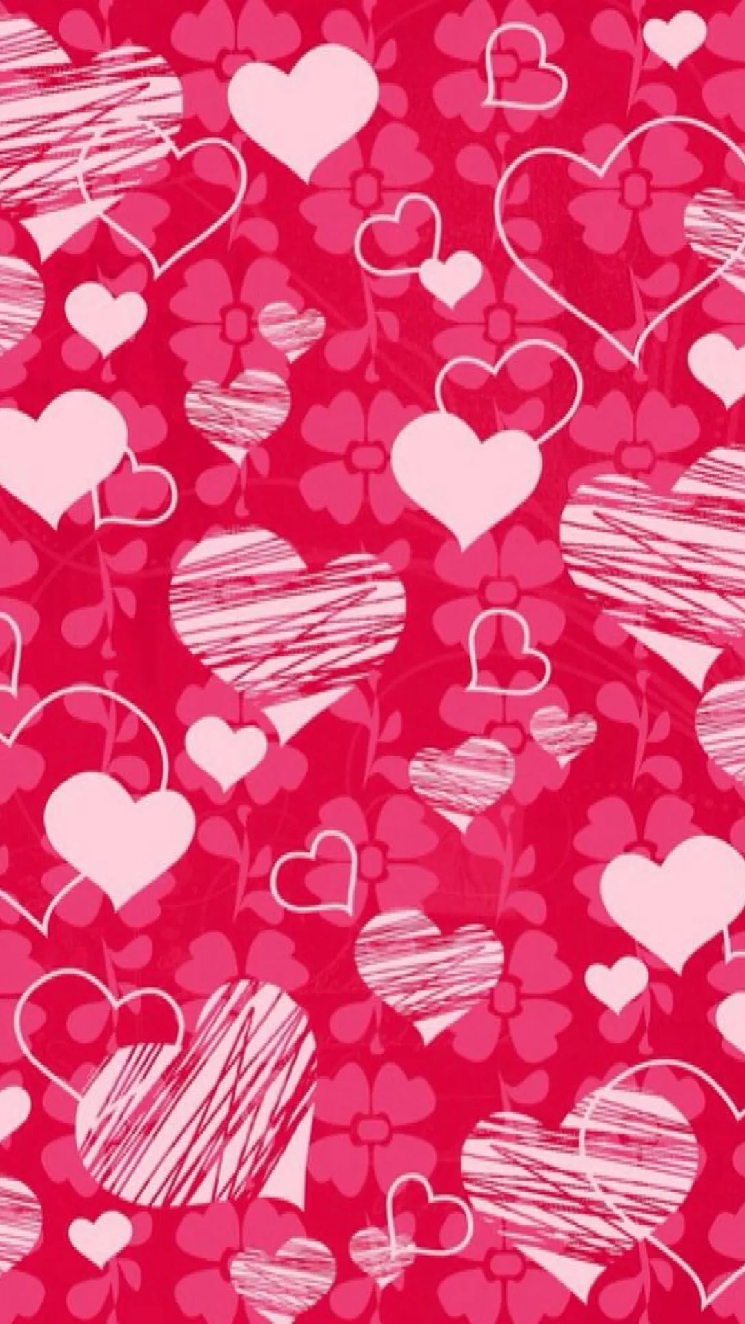 バレンタインデーの壁紙,心臓,赤,ピンク,パターン,バレンタイン・デー